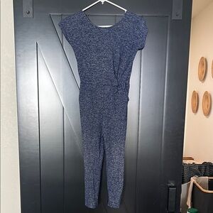 Cat & Jack Heathered Blue Jumpsuit